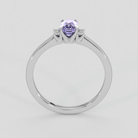 1.14 Ct. Violet Sapphire Ring, Silver 3