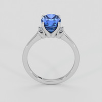3.58 Ct. Blue Sapphire Ring, 10K White Gold 3