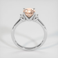 1.77 Ct. Padparadscha Sapphire Ring, 14K White Gold 3