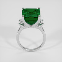 10.61 Ct. Emerald Ring, 18K White Gold 3