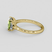 1.79 Ct. Green Sapphire Ring, 10K Yellow Gold 4