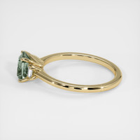 1.15 Ct. Green Sapphire Ring, 10K Yellow Gold 4