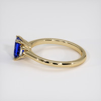 1.20 Ct. Blue Sapphire Ring, 14K Yellow Gold 4