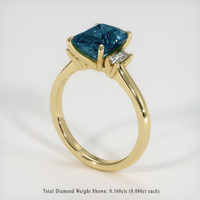 2.72 Ct. Gemstone Ring, 14K Yellow Gold 2