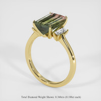 4.17 Ct. Gemstone Ring, 14K Yellow Gold 2