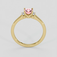 1.05 Ct. Padparadscha Sapphire Ring, 14K Yellow Gold 3