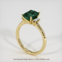 3.05 Ct. Sapphire Ring, 14K Yellow Gold 2