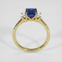 2.27 Ct. Blue Sapphire Ring, 14K Yellow Gold 3