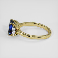 2.27 Ct. Blue Sapphire Ring, 14K Yellow Gold 4