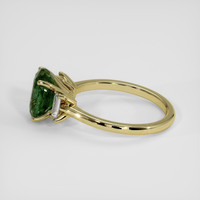 4.50 Ct. Green Sapphire Ring, 14K Yellow Gold 4