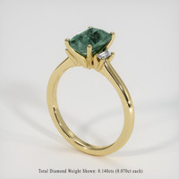 2.65 Ct. Sapphire Ring, 14K Yellow Gold 2