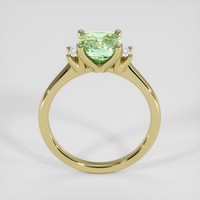 2.00 Ct. Green Sapphire Ring, 14K Yellow Gold 3