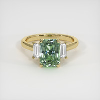 3.30 Ct. Sapphire Ring, 14K Yellow Gold 1