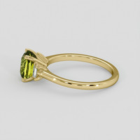 1.94 Ct. Yellowish Green Sapphire Ring, 14K Yellow Gold 4
