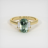 1.87 Ct. Sapphire Ring, 14K Yellow Gold 1