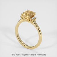 2.09 Ct. Sapphire Ring, 14K Yellow Gold 2
