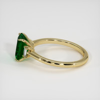 2.37 Ct. Emerald Ring, 18K Yellow Gold 4