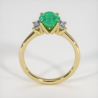 1.67 Ct. Emerald Ring, 18K Yellow Gold 3