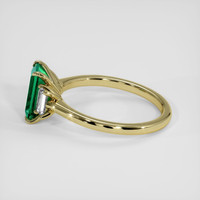 1.18 Ct. Emerald Ring, 18K Yellow Gold 4
