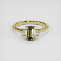 1.28 Ct. Bi Color Andalusite Ring, 18K Yellow Gold 1