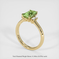 1.05 Ct. Gemstone Ring, 18K Yellow Gold 2