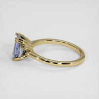 2.74 Ct. Violet Sapphire Ring, 18K Yellow Gold 4