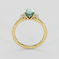 1.55 Ct. Bi Color Sapphire Ring, 18K Yellow Gold 3