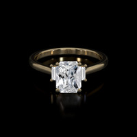2.06 Ct. Sapphire Ring, 18K Yellow Gold 1