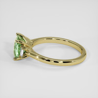 2.00 Ct. Green Sapphire Ring, 18K Yellow Gold 4