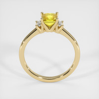 1.10 Ct. Bi Color Sapphire Ring, 18K Yellow Gold 3
