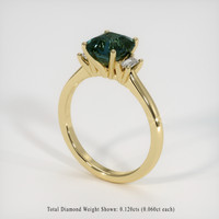 1.78 Ct. Sapphire Ring, 18K Yellow Gold 2