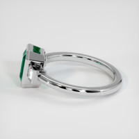 1.64 Ct. Emerald Ring, Platinum 950 4