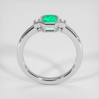 0.58 Ct. Emerald Ring, Platinum 950 3