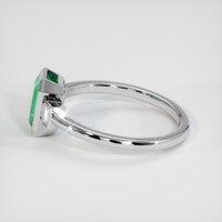 1.34 Ct. Emerald Ring, Platinum 950 4