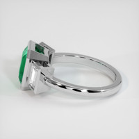 2.35 Ct. Emerald Ring, Platinum 950 4