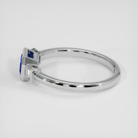 0.58 Ct. Blue Sapphire Ring, Platinum 950 4