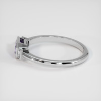 1.00 Ct. Purple Sapphire Ring, 10K White Gold 4