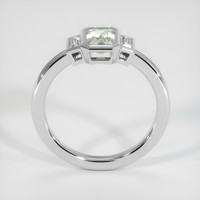 1.11 Ct. Green Sapphire Ring, 10K White Gold 3