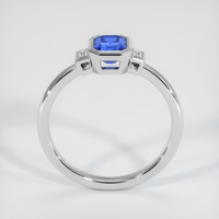 0.99 Ct. Blue Sapphire Ring, 10K White Gold 3