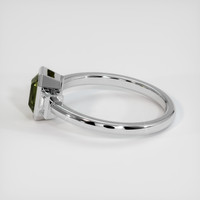 1.31 Ct. Color Change Sapphire Ring, 10K White Gold 4