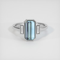 1.67 Ct. Gemstone Ring, 14K White Gold 1
