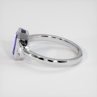 1.40 Ct. Bi Color Sapphire Ring, 14K White Gold 4