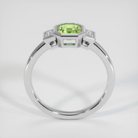 1.20 Ct. Green Sapphire Ring, 14K White Gold 3