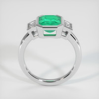 1.96 Ct. Emerald Ring, 18K White Gold 3