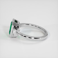1.49 Ct. Emerald Ring, 18K White Gold 4