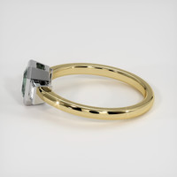 0.93 Ct. Sapphire Ring, 18K White & Yellow 4