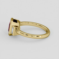 1.98 Ct. Red Rhodolite Garnet Ring, 10K Yellow Gold 4