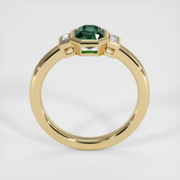 0.85 Ct. Green Sapphire Ring, 10K Yellow Gold 3