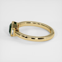 0.85 Ct. Green Sapphire Ring, 10K Yellow Gold 4
