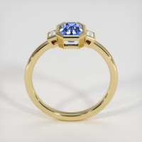 1.15 Ct. Blue Sapphire Ring, 10K Yellow Gold 3